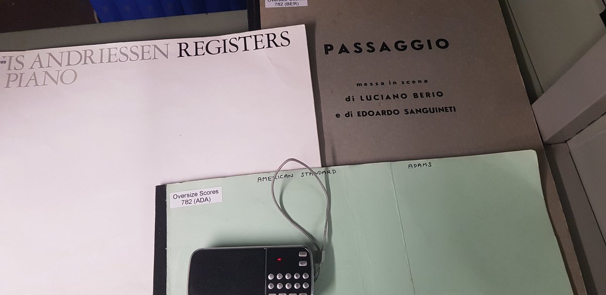 Listening to <a href="/LorenzoPrati_/">Lorenzo Prati</a> 's Sounds of the Stacks surrounded by scores