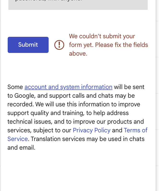 matgilbert's tweet photo. @TeamYouTube @YouTube @YouTubeCreators Step 4.

Try to submit bug report, only to get an error message that says "you can't do that". It's telling me I can't submit a bug report because it's not related to other paid YouTube Products?

WTF is going on here? I'm trying to submit a bug report like you told me to... https://t.co/dDfvgHmwpq