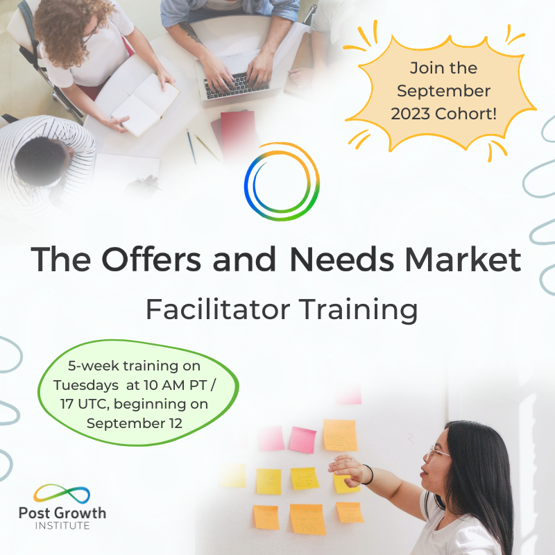 📢There's a global #heatwave + we are still feeling the #pandemic's ripples. For >10 years, the Offers &amp; Needs Market has been providing an effective tool for communities to #rebuild + #reinvest in themselves. Learn more &amp; register for the Sept. training! offersandneeds.com