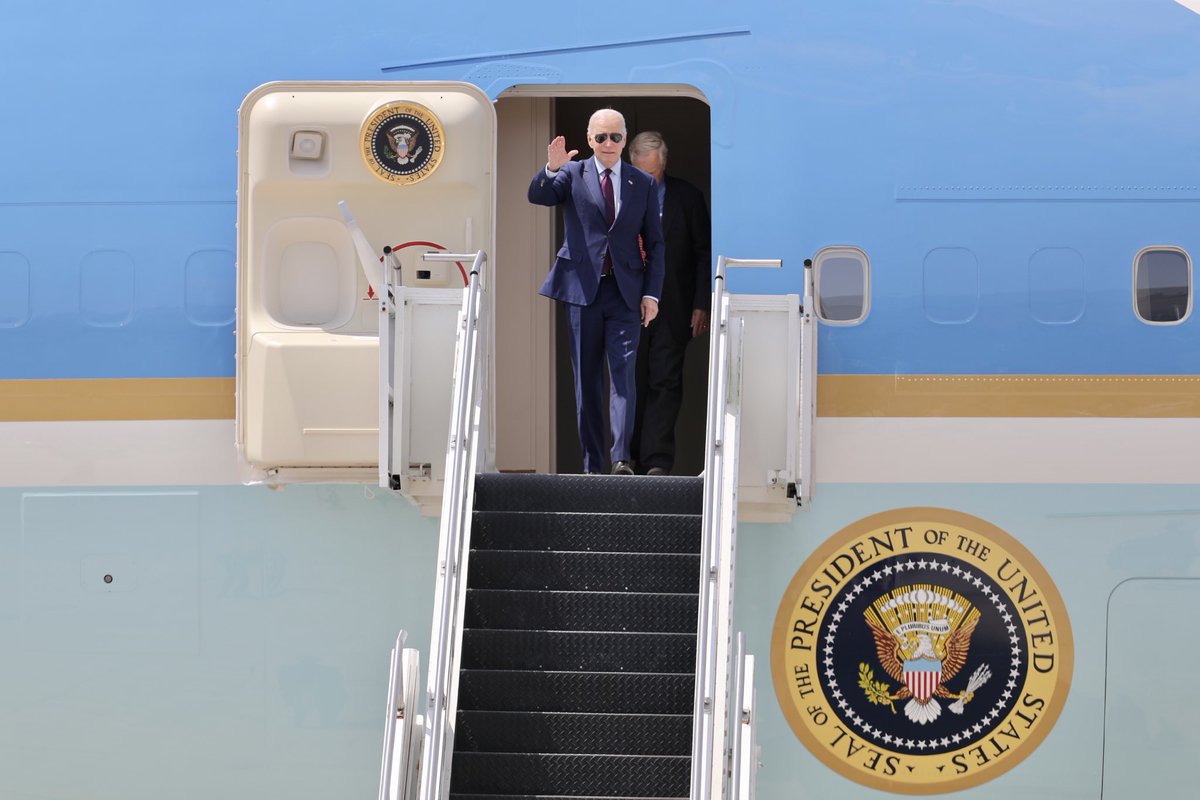 ⁦<a href="/POTUS/">President Donald J. Trump</a>⁩ in Brunswick. #mepolitics