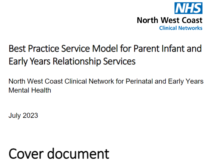 KarenJBateson's tweet photo. Grappling with parent-infant relationship service design? 

Infant &amp; Early Years mental health pathway? 

How to link perinatal and parent-infant?  

The NW Coast Clinical Network have co-produced this document looking at some of these issues.  https://t.co/ZaSNVaQoVy https://t.co/xgUSQm0suq
