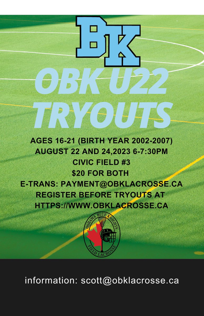Tryouts fast approaching!