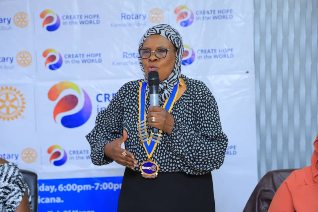 RotaryKibuli's tweet photo. CMP Jennifer Mirembe Ssensuwa, the District Chair for the Boy Child Uplifting Program visits us today, with a beautiful message on getting the Boys empowered, mentored and better nurtured. https://t.co/2wPG2Yo4gq
