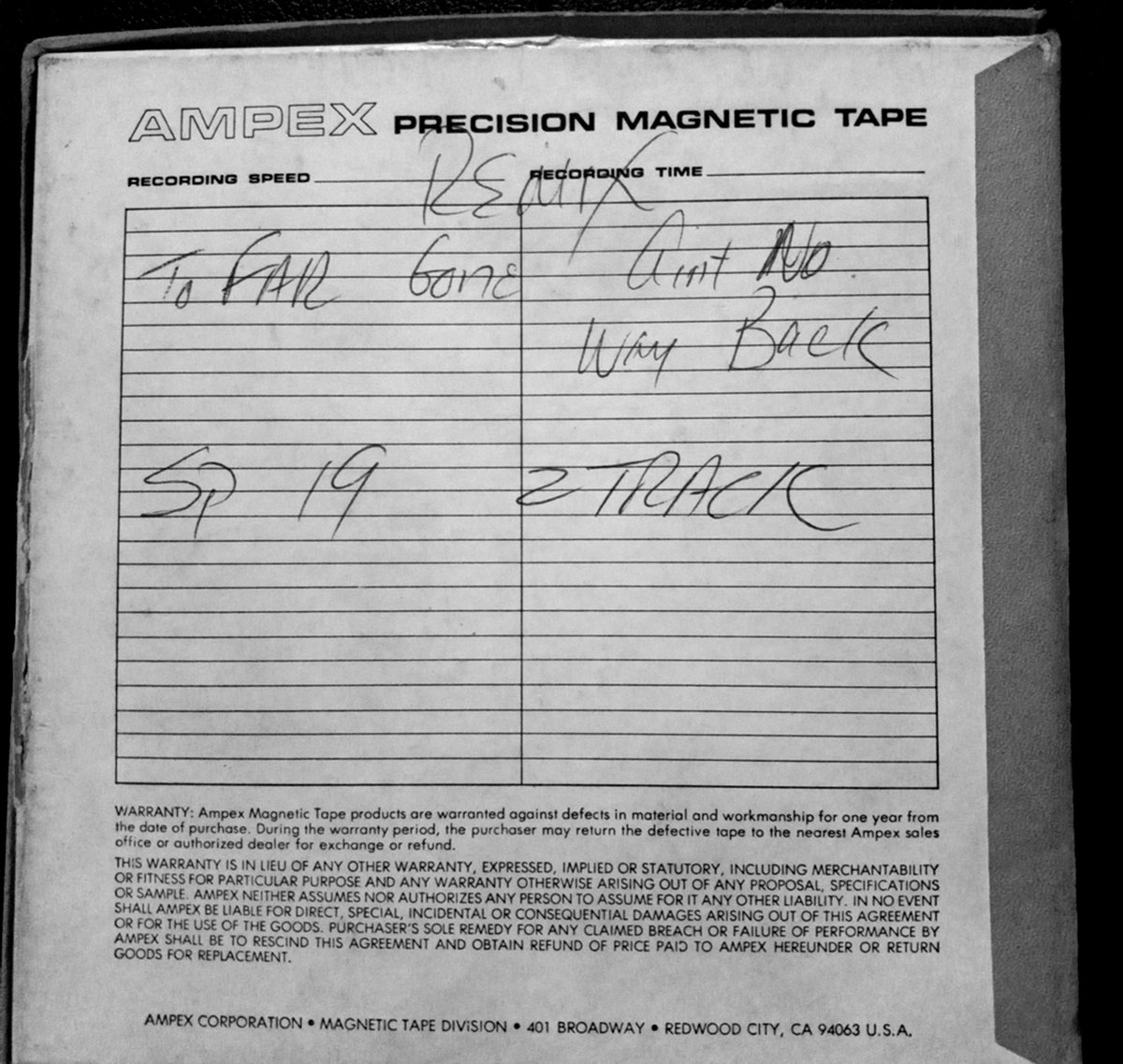 Adonis - No Way Back (Unreleased Mixes) After I did the vocal and instrumental mix I did four more mixes that was never released.
