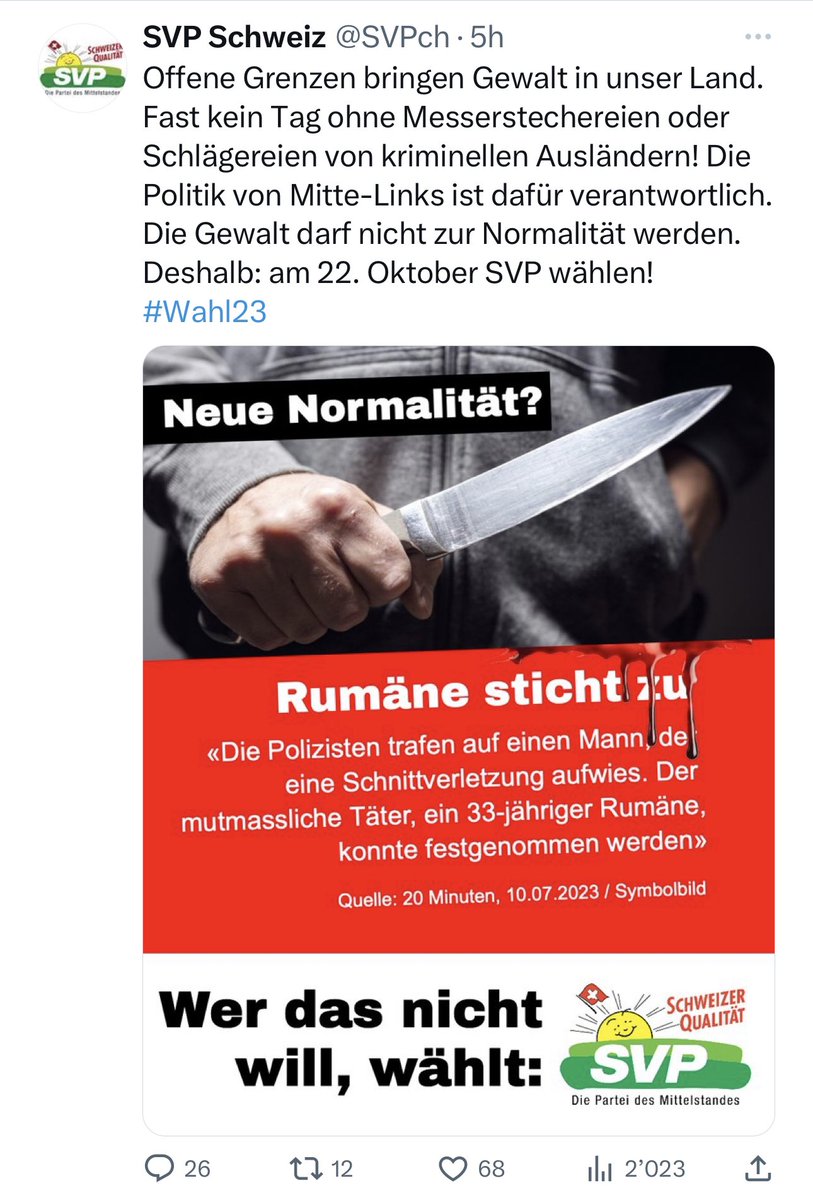 AD_BeBopp's tweet photo. @ThierryBurkart @campaxorg @GrueneCH @bglaettli @FDP_Liberalen Aber mit dieser SVP sich ins gemeinsame Wahlbett legen ist ok? Welches Gedankengut wird hier offenbart. Scho chli gruusig oder ? https://t.co/xTH2sqcVUO