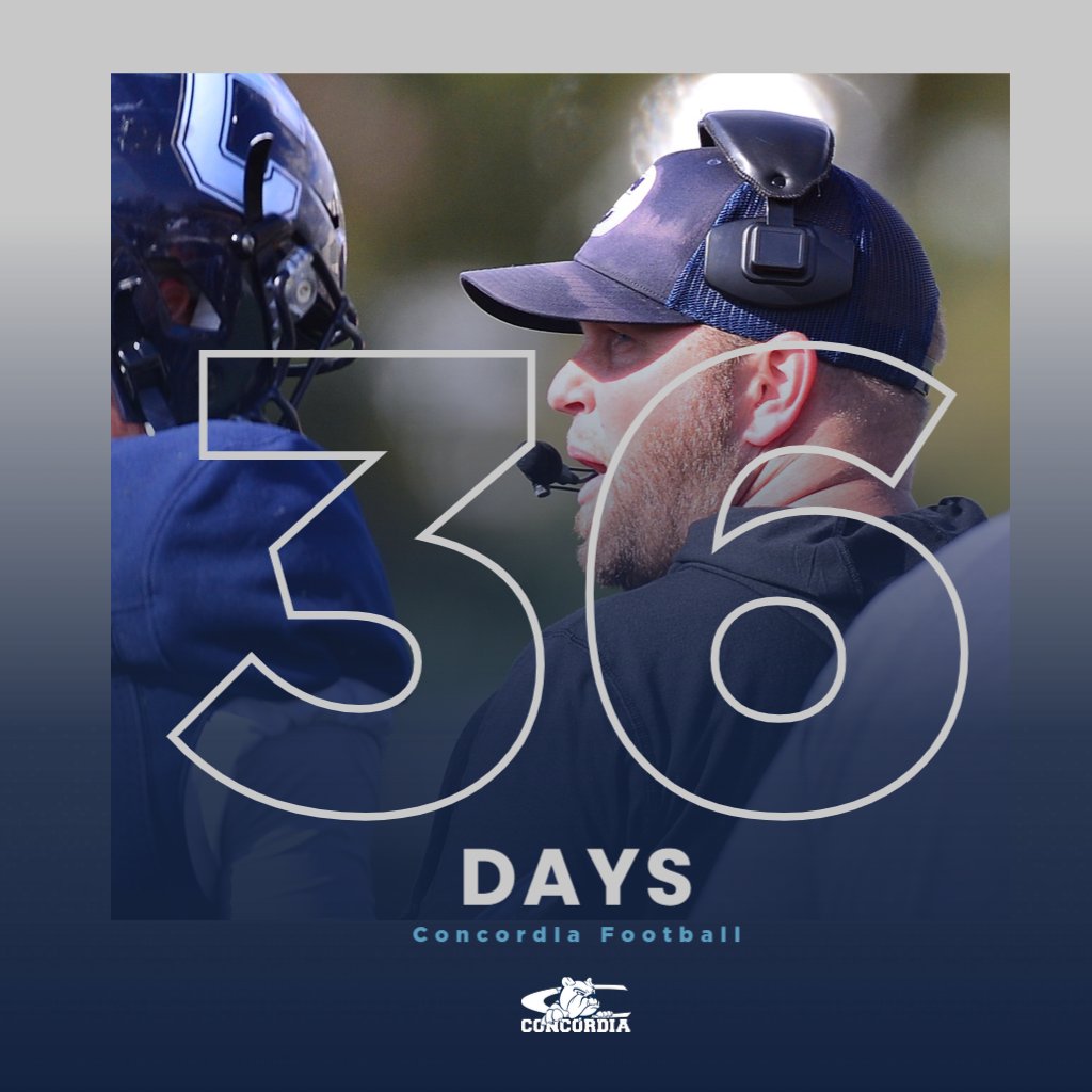 cunebulldogs's tweet photo. 🏈 | The countdown continues as we approach the final month without @CUNEFootball. PUMPED‼️ https://t.co/SFs4936F92