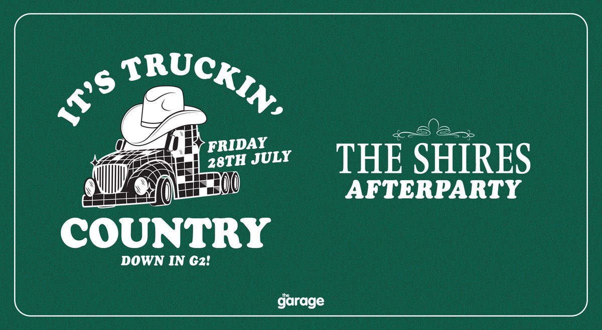 Join us tonight for @theshiresuk afterparty with all your favourite country hits in G2 until 3AM!!