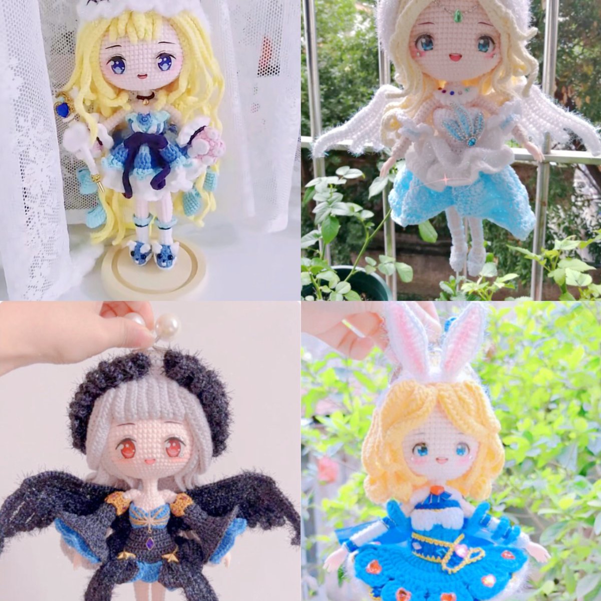 acebeansshop's tweet image. acebeans.etsy.com
amazon.com/shops/acebeans…

Finished 12 inches Crochet Doll Purse, a charming and lovable! Handcrafted with love, this amigurumi doll features an innovative design with an openable head, allowing you to securely store small essentials inside.  #dollcollectors