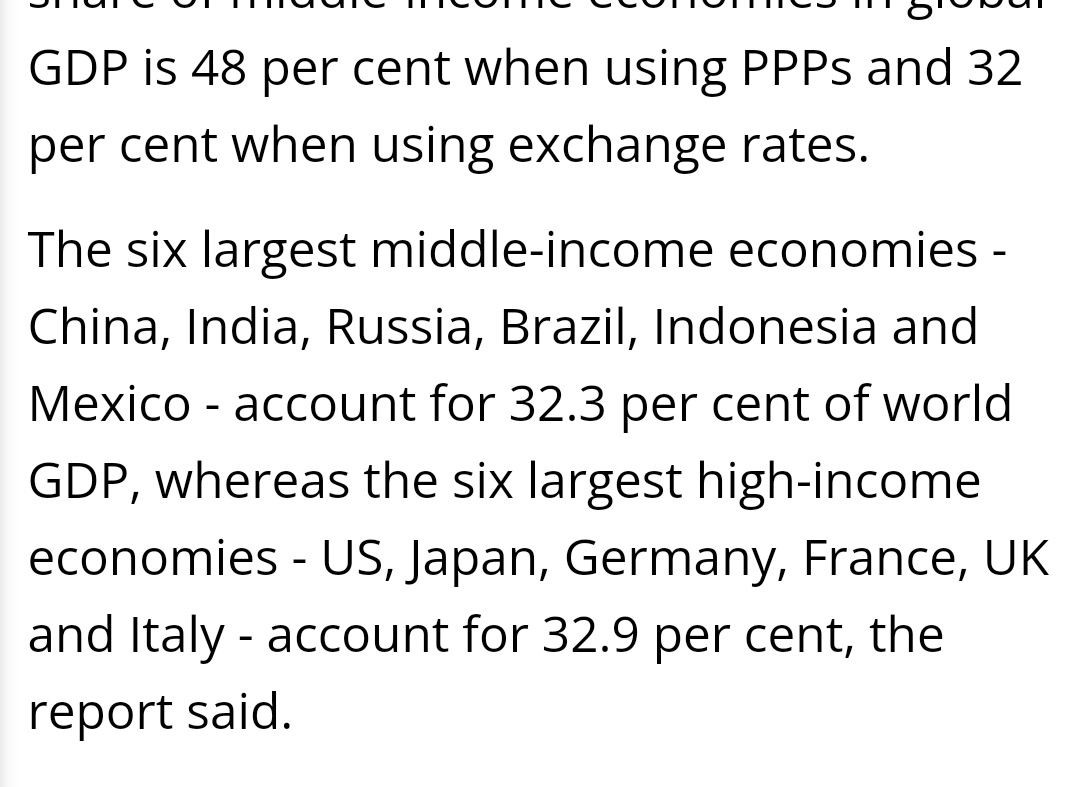 AadhiRaSpeaks's tweet image. Nah!!
In the spirit of #Congress , the chamchas would fall for another lie propagated by the party full of liars who are equally low in IQ &amp;amp; fool others of same IQ by picking up lines that suit them!
In 2011, India was 3rd largest economy as per #PurchasingPowerParity (PPP)