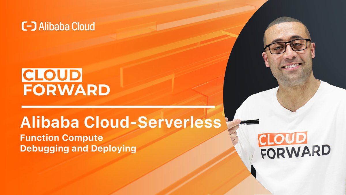 alibaba_cloud's tweet photo. Dive deep into the debugging and deployment features of #AlibabaCloud Function Compute.
Watch this episode of #CloudForward to learn more: https://t.co/CWdF4hpX6f https://t.co/KdysyOIf7x