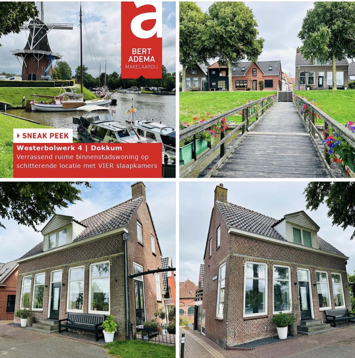 Mooiste plekje van #Dokkum te koop! 😍