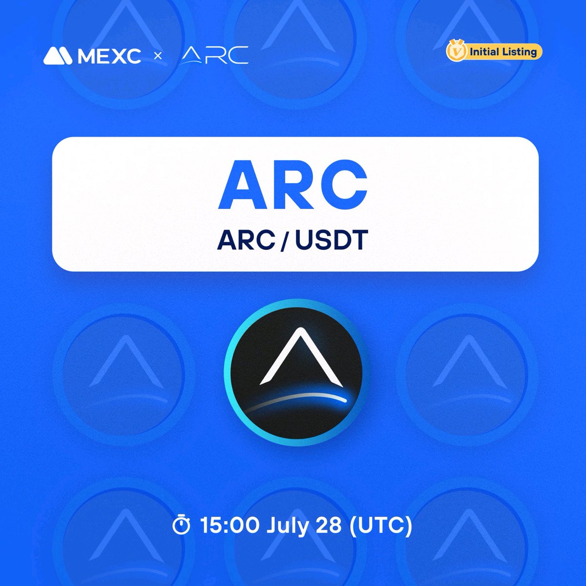 CICchain's tweet image. Congratulations to our friends at @DeFi_ARC , @TJDeFi , @hsputra 

On July 28, 2023, 15:00 UTC | 16:00 BST | 11:00 EST | 10:00 CST | 08:00 PST, $ARC is listed on @MEXC_Official 🎉🎉🎉🎉

We wish you nothing but success and unparalleled growth. 

 #SecuringWeb3 🌐 #DeFi #ARC #CIC
