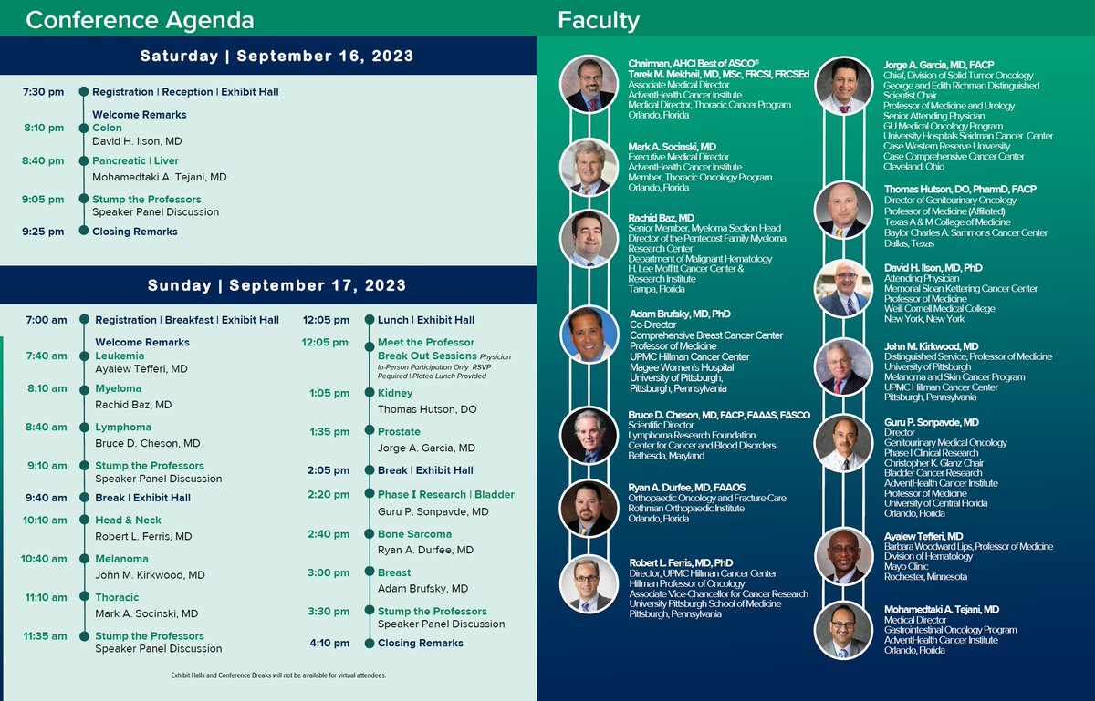 sonpavde's tweet photo. Please attend the @AdventHealthCFL #Cancer  Institute 10th Annual Best of #ASCO meeting at The Ritz-Carlton Grande Lakes in Orlando, Florida on September 16 Saturday & September 17 Sunday-Honored to speak regarding #NewDrugDevelopment #Phase1 #clinicaltrials #bladdercancer -check out the stellar list of speakers! Register here: https://t.co/sktZiiZUnp  @VuMedi @OncoAlert @BladderCancerUS @themednet @urotoday @practiceupdate @OncLive #MedTwitter