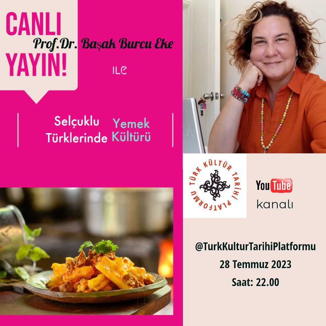 Yemek kültürü meraklılarını Burcu hocanın bu akşamki sunumuna bekleriz! 🥰 <a href="/bburcueke/">Başak Burcu EKE</a> @esonnurozcan @sergencirkin