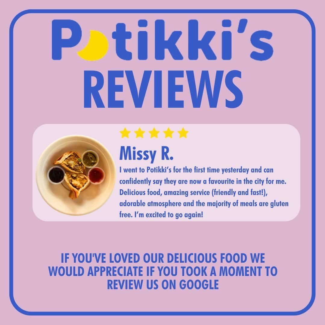 It makes me so happy when I read feedback like this! Potikki’s in downtown #Halifax is an inclusive eatery- gf dedicated fryers, halal chicken, & plant based eats! Open late every day. @DowntownHalifax  Let the weekend begin!