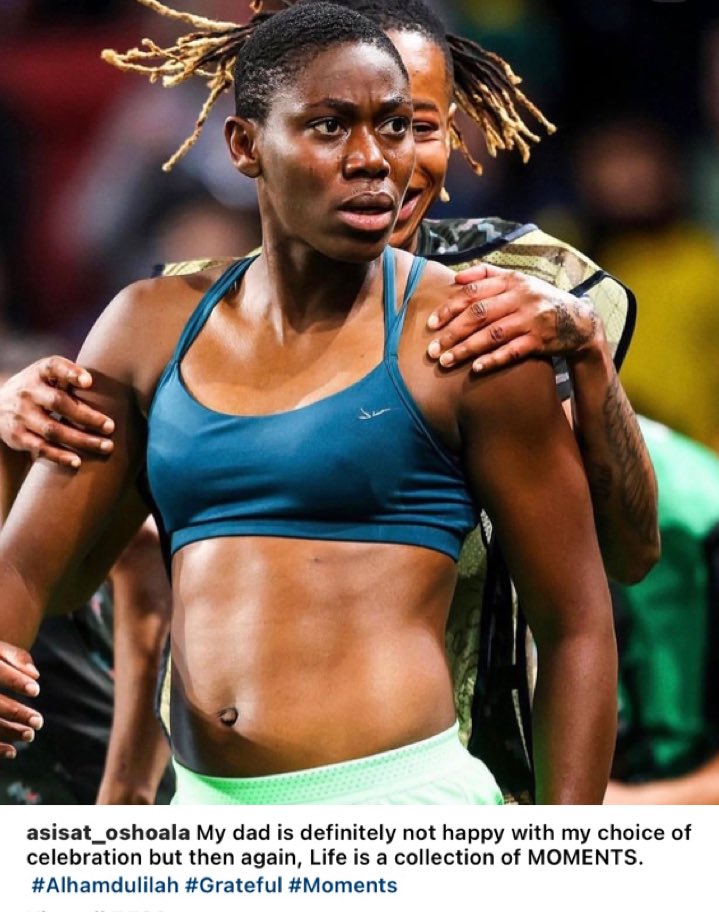 Postsubman's tweet image. - World Cup: “Why my dad is not happy” - Super Falcons forward - Asisat Oshoala.