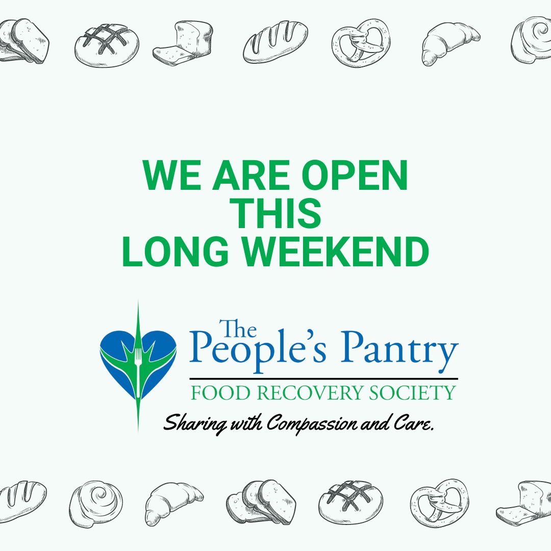 The People's Pantry is open this long weekend! A huge shout out to all our dedicated volunteers and team members who selflessly give their time, not just this weekend, but every weekend, to make sure our community is nourished.  #ThePeoplesPantry #VolunteersRock