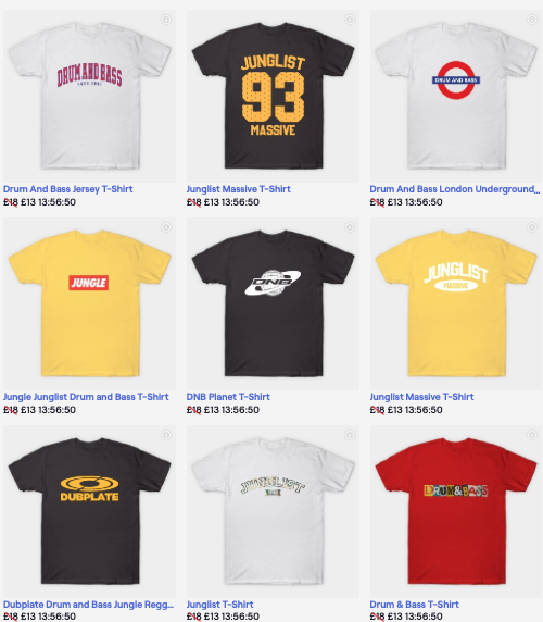 drumnbassmerch's tweet photo. Drum &amp; Bass fam! Get ready for some insane merch deals! 🤩 For the next 14 hours ONLY, all our sick tees are up for grabs at just £13! 

https://t.co/uQyW5vkjNv

#drumandbass #drumNbass #dnb #junglemusic #junglistmovement #tshirt #merch #sale #streetwear https://t.co/iFMZrR7Gep