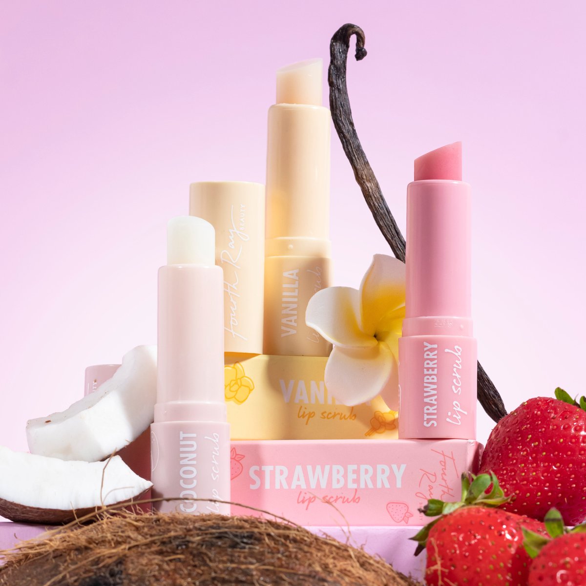 flaky, dry lips are not allowed 🙅🏻‍♀️ use our mess-free Lip Scrubs whenever your lips need some exfoliation for the smooth pout 💋

which flavor would you get? 🥥🍦🍓

visit colourpop.com &amp; <a href="/ultabeauty/">Ulta Beauty</a> to shop vegan Lip Scrubs 🌈

<a href="/silktify/">Egle</a> #lipscrub #lipcare #lips