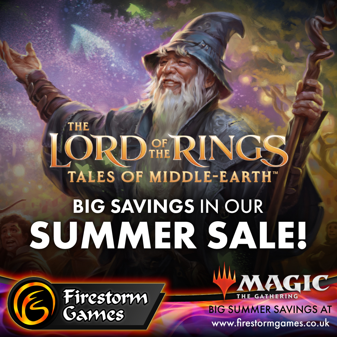 Everyone's loving the Lord of the Rings: Tales of Middle-earth expansion for MtG, and you're about to love it even more, because we've just added it to our Summer Sale!

Find balrog-sized savings here: buff.ly/3DzkHfy 

#mtg #magicthegathering #lotr #talesofmiddleearth