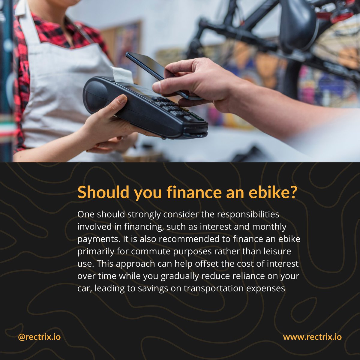 Ride Now, Pay Later! 🌈💳 Dreaming of owning an ebike but worried about the upfront cost? 

#RideNowPayLater #EbikeFinancing #DreamEbikesMadeEasy #FlexiblePayments