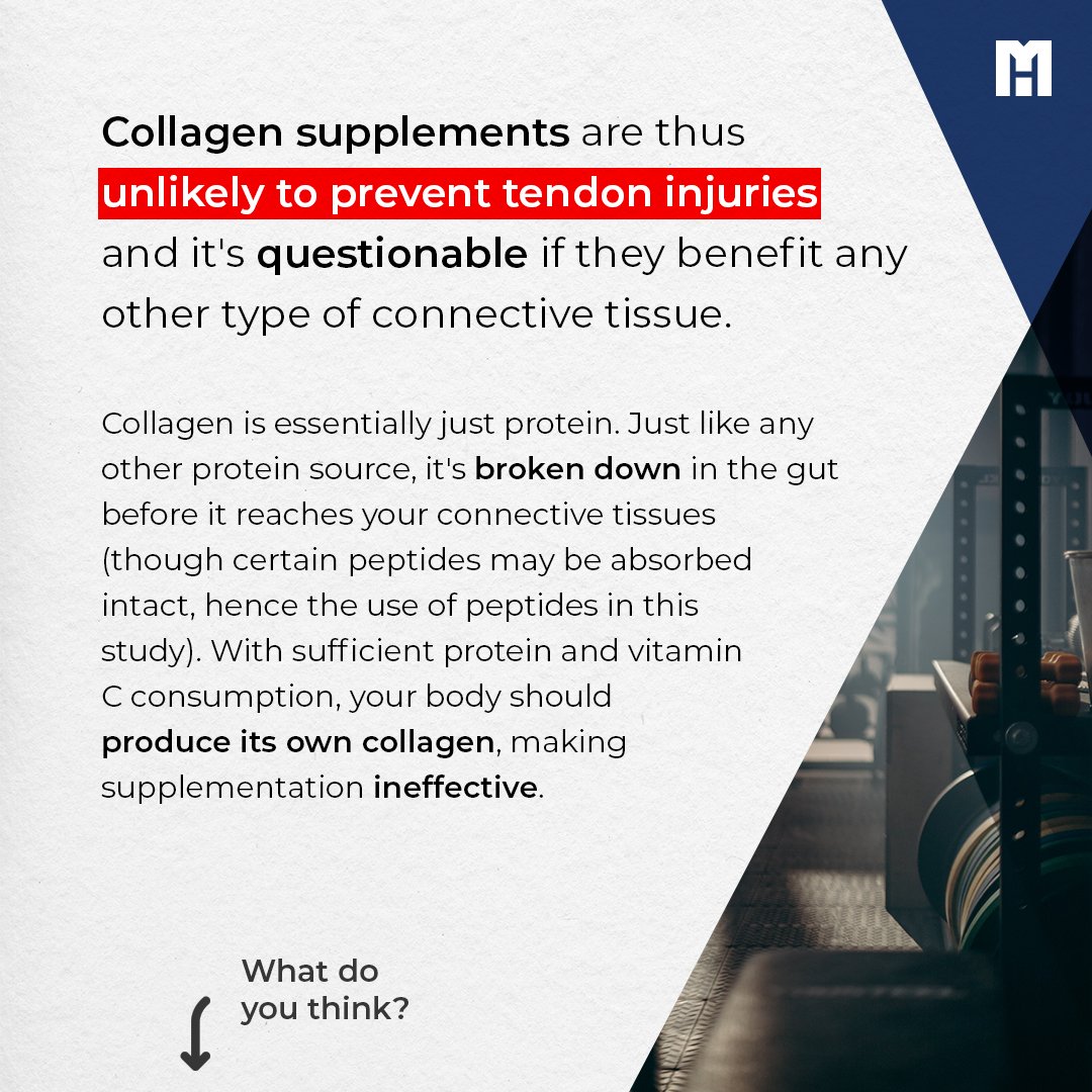 Does collagen supplementation prevent injuries? New study

#collagenpeptides #collagen #collagensupplement #mennohenselmans #personaltrainer #personaltrainers #personaltraining #personaltrainerlife #personaltraineronline #personaltraineronline