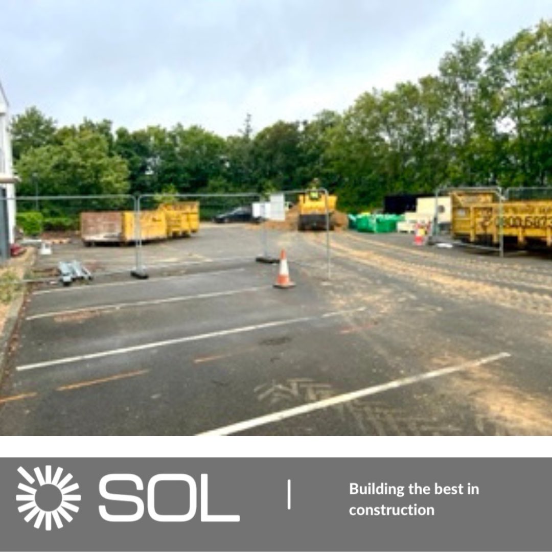 SolServices7's tweet photo. Nice to see the Groundworks underway on this new warehouse extension. Work also includes a full fit out to the main building. 

#mechanical #electrical #construction #commercialconstruction #groundworks #fitout #warehouse #extension #maintenance #building https://t.co/zKOdtCSYNX