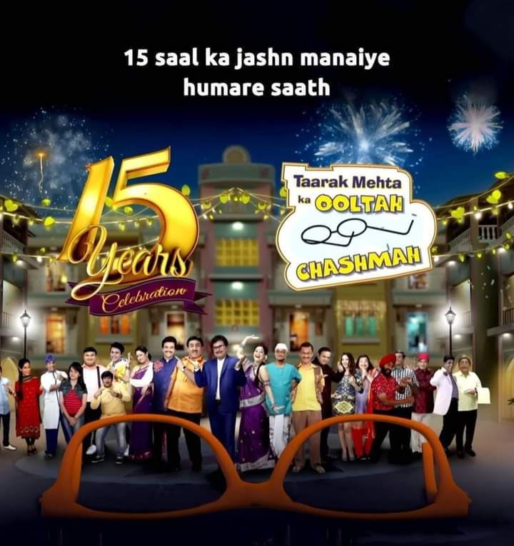 Apke Pyar ne dia hai yeh mukam !! 😍
Grateful for 15 amazing years of joy, laughter, and support from our cherished audience 😍🥳😇🙌
Thank you everyone for so much love and wishes!! 😇🙌

#15yearsoftmkoc #15yearstmkoc #hasohasaodivas