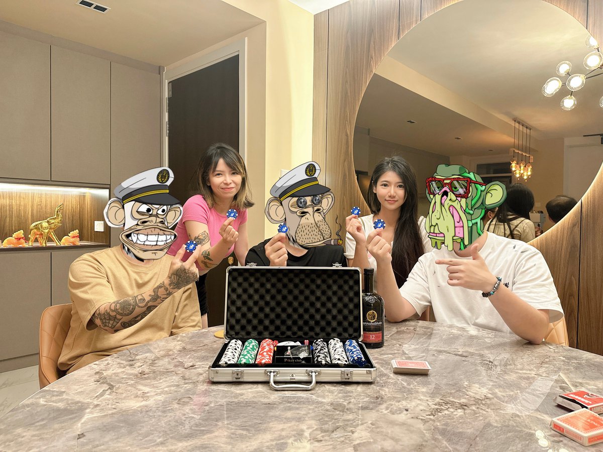 yumipeixuan's tweet image. Gm to absolutely everyone❤️

😏😏Having something fun
Anyone join?
Side bet mayc/bayc🤣

@BoredApeYC @LadiesofBAYC @apecoin 
@kimchiyong_eth @0xdindin @Dmtay79 @pudgyray