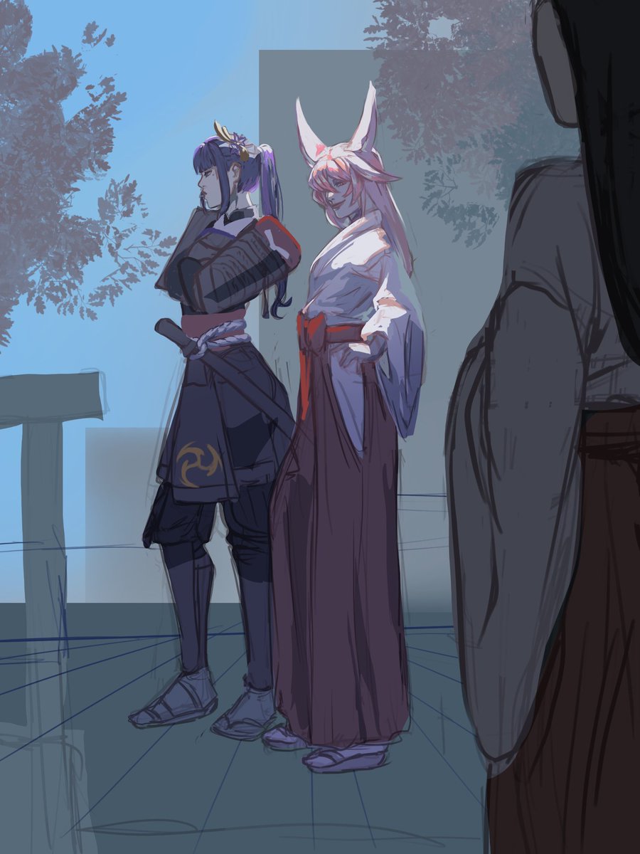 I never finished this or posted it lmao #eimiko #GenshinImapct