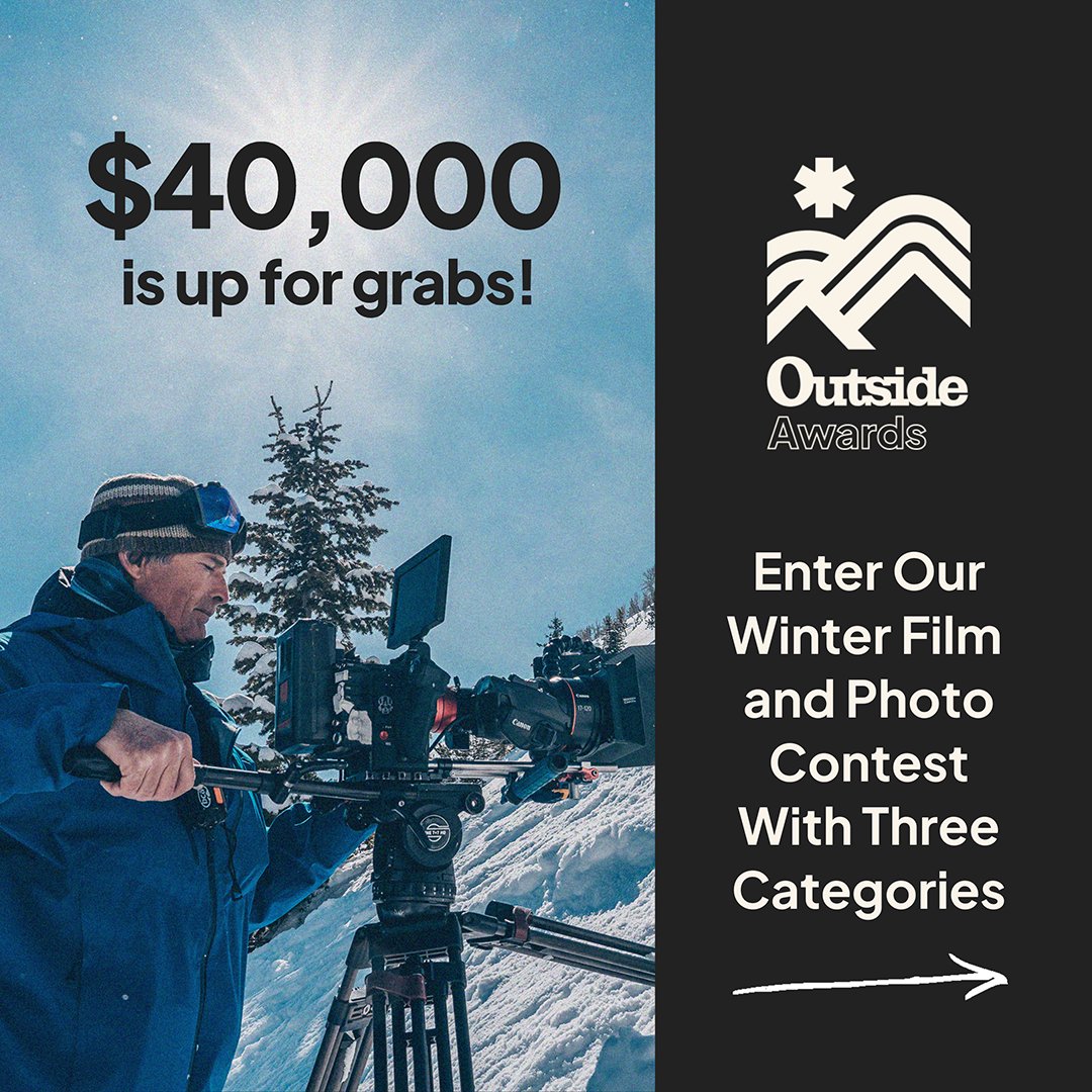 NASTARHQ's tweet photo. FINAL WEEK! Enter your snowsports photos and films in the Outside Awards before submissions close on July 31 at 11:59 p.m. MT. 

This contest is open to all levels of photographers and filmmakers. Finalists 🏆 get $40,000 in prize money. Enter at https://t.co/lIBTY9M75v. https://t.co/NZDoPPm8WD