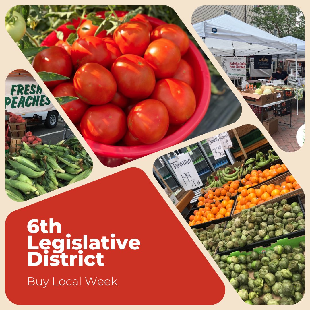 “Living in the 6th legislative district, we are lucky to have a variety of farms & farmers markets providing our community with fresh produce. These markets have brought business & culture that enrich our community and the lives of our residents.” - @LouGreenwald & @pamlampitt1
