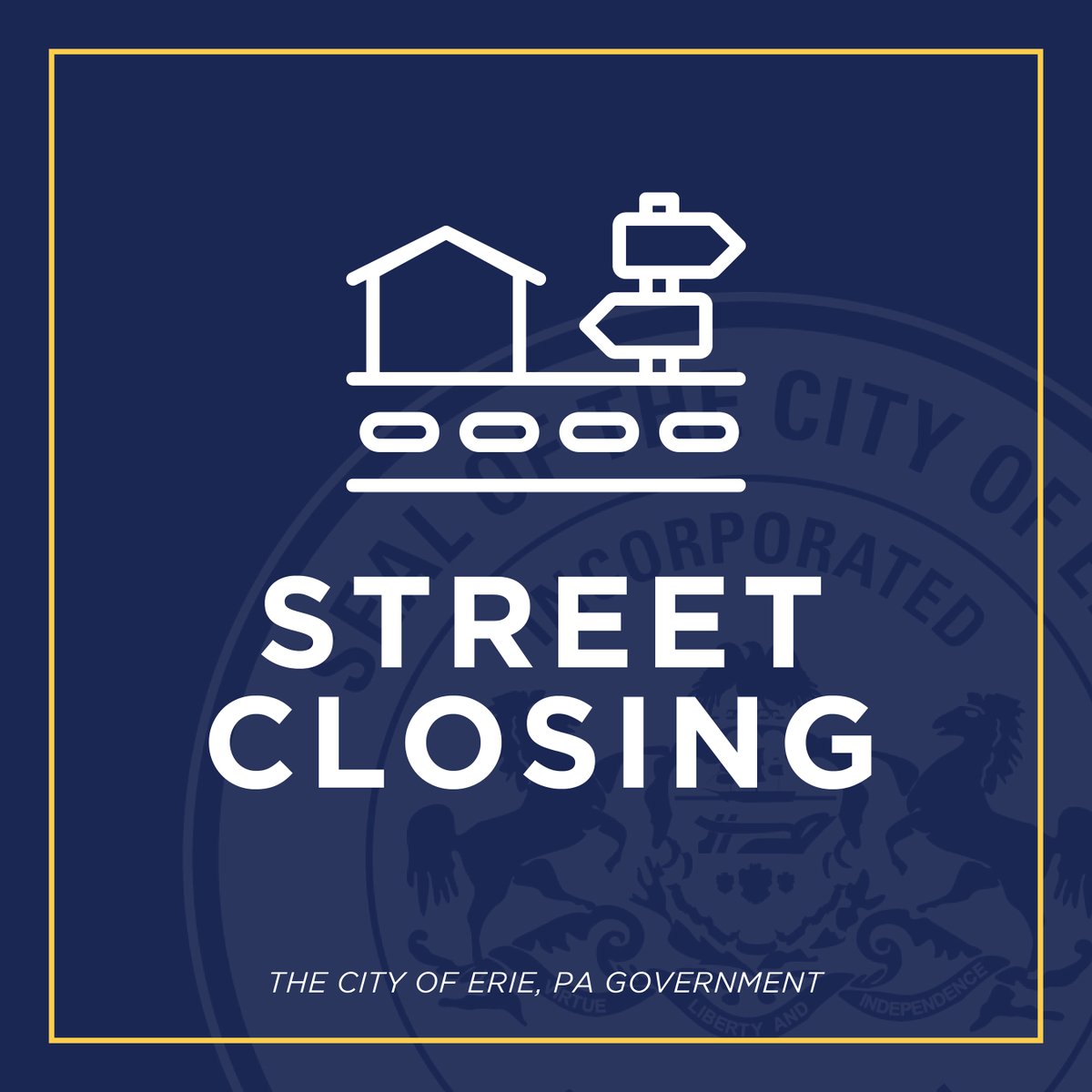 Residents on the following streets might see temporary closures this week for paving operations: • Chestnut Street • Downing Avenue • Parade Street • Poplar Street • East 21st Street • East 22nd Street • West 16th Street • West 25th Street cityof.erie.pa.us/2023/07/28/spe…