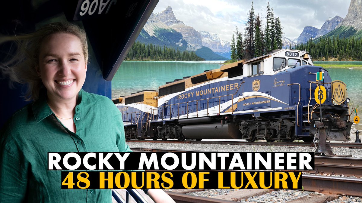 The second half of our 2-day luxury journey aboard the Rocky Mountaineer is now live! 🚊

WATCH: youtu.be/t1_Hb3vV_TE

#travel #traintravel #trains #luxurytravel #rockymountaineer #rockymountains <a href="/rmountaineer/">Rocky Mountaineer</a>