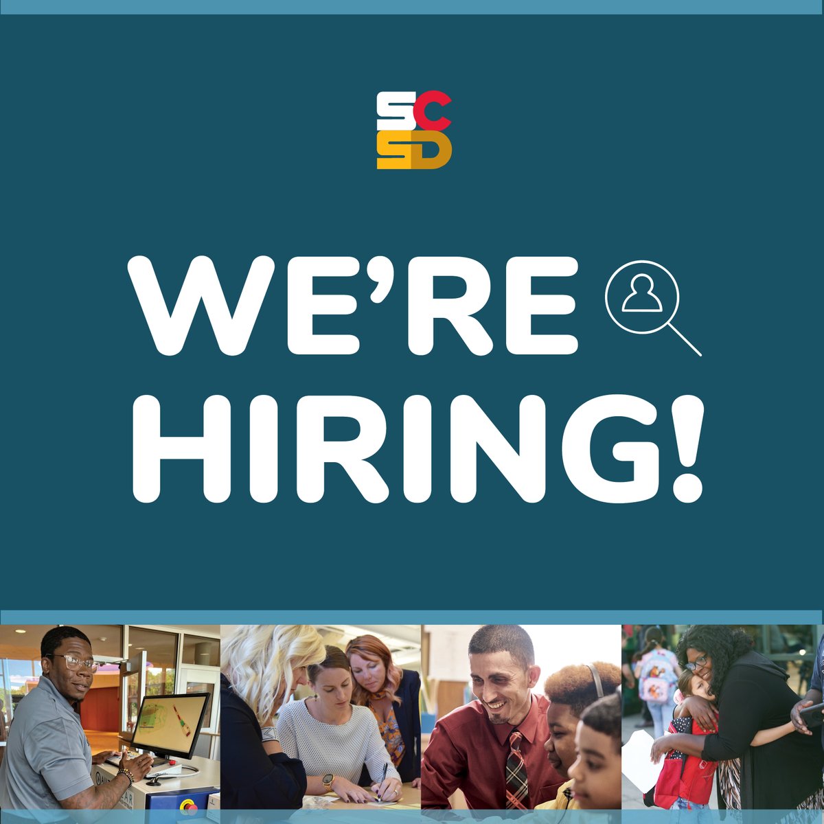 The SCSD is hiring - we hope you'll consider joining our team!

Join us for a special hiring event on Thursday, August 3rd from 4:30 - 6:30 pm at the SCSD Professional Development Center (1005 West Fayette St.).

Learn more: syracusecityschools.com/districtpage.c…