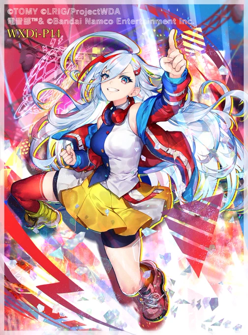 本日発売の「フェゾーネ DIVA with 電音部」にて 電音部コラボカード「電音部 鳳凰火凛」 を描かせていただいております。 作業用中ずっと聞いてたのでシブヤのオタクです。   #ウィクロス発売記念