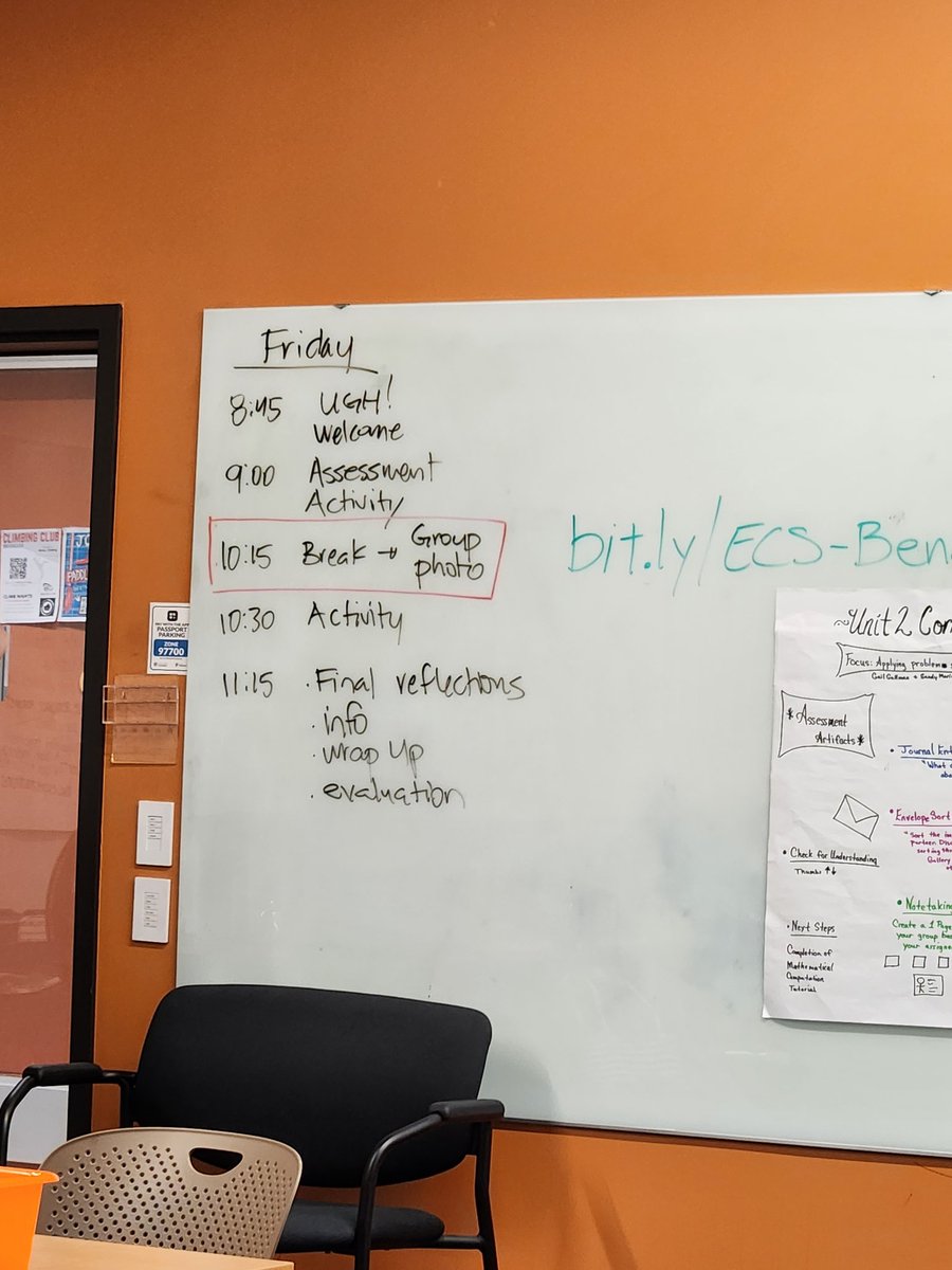 JoseLSilvaSmith's tweet image. Day 6 @osu_cascades for the @exploringcs PD. Today's schedule and activities. It's so hard to say goodbye when you are having fun learning so much! Thank you for this incredible learning experience! โค๏ธ๐๐ #TISDProud #exploringcs