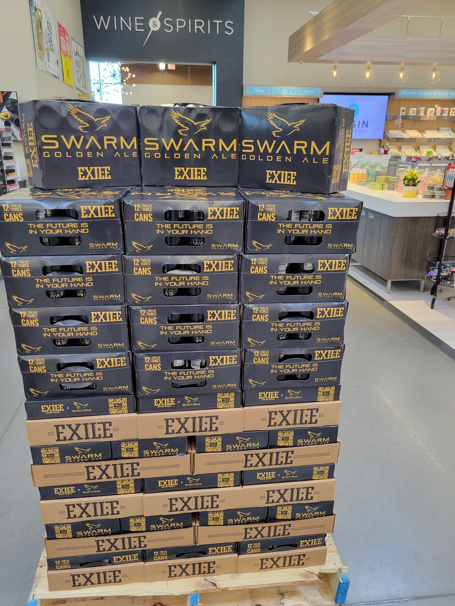 Coralville! RAGBRAI! N. Liberty! Don't worry, your HyVees have you covered on Swarm 12 packs! <a href="/IowaSwarm/">SWARM</a> <a href="/HyVee/">Hy-Vee</a> #ragbrai <a href="/ExileBrewingCo/">Exile Brewing Co.</a>