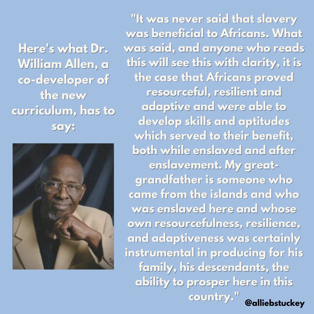 conservmillen's tweet photo. @javonprice Because lying is annoying. Saying slaves gained skills that benefited them because of their own resilience isn’t the same thing as saying slavery was beneficial. If you want to be a part of the dialogue, at least try to represent others’ position correctly. https://t.co/1RI8MPdY03
