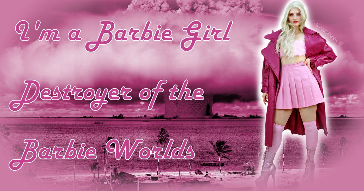 Melting Plastic
It's Bombastic!

#barbiecosplay #barbiegirl #barbiefashion #barbieoutfits #Barbie  #barbiedoll #Barbiemovie  #instantcosplay #thebarbiemovie #barbiecore #barbenheimer #barbenheimer2023 #barbenheimermeme