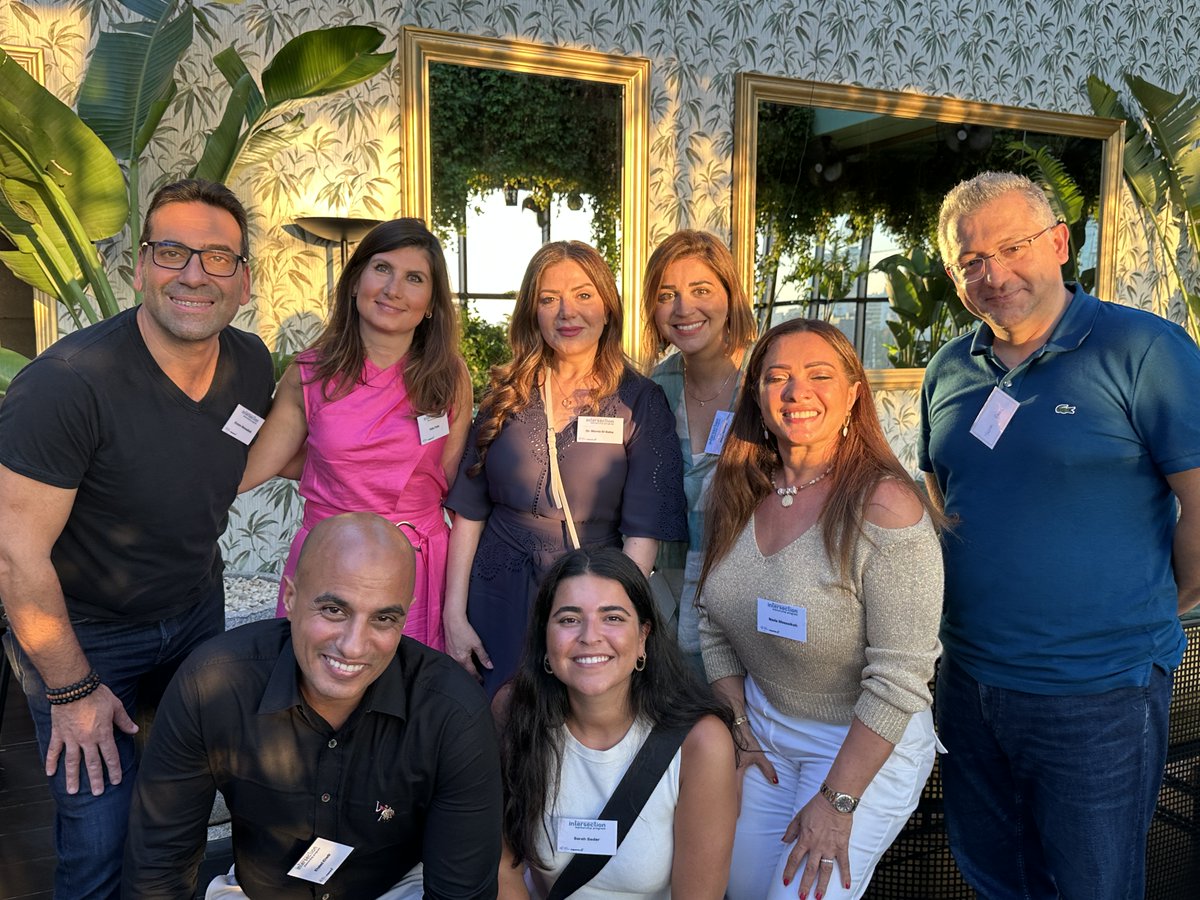 INJAZLebanon's tweet photo. Summer Highlight!🌟Mentors & Mentees Unite in #INTERSECTION Get-Together!🤝
A friendly meet-up brought together an exchange of ideas, experiences & opportunities over dinner & a breathtaking view at the heart of Beirut.❤️
Here's to more #INTERSECTION Get-Togethers!🎈
#IMPACTIV https://t.co/HNZOO0Y0aY