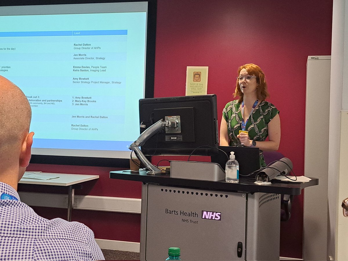 Rachel Dalton π (@rachdalton1) on Twitter photo It was a packed house for our <a href="/NHSBartsHealth/">Barts Health</a> AHPs Strategy workshop this am. Inspiring discussions & great ideas for our plans. Communication & inclusion key themes! Thanks to all but especially the amazing Transformation Team Jen, Amy & Mary-Kay for the prep & steer! #proud β€οΈ It was a packed house for our <a href="/NHSBartsHealth/">Barts Health</a> AHPs Strategy workshop this am. Inspiring discussions & great ideas for our plans. Communication & inclusion key themes! Thanks to all but especially the amazing Transformation Team Jen, Amy & Mary-Kay for the prep & steer! #proud β€οΈ