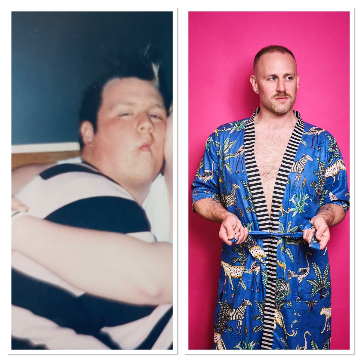 20 year glow up! Aged 20 and 40! Hard work and the love of good humans got me here! 📸 @scarletp Styled by @MeredithHepner Thank you @BritishBakeOff for changing my life 💙