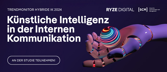💼💡 Die Zukunft der internen Kommunikation: KI als Game-Changer? 💻🚀

Zusammen mit RYZE Digital wollen wir mit dem Trendmonitor hybride IK 2024 diesem Thema auf dem Grund gehen.

Hier geht's zur Umfrage: lnkd.in/eF3KdmVA

#InterneKommunikation #KI #Studie