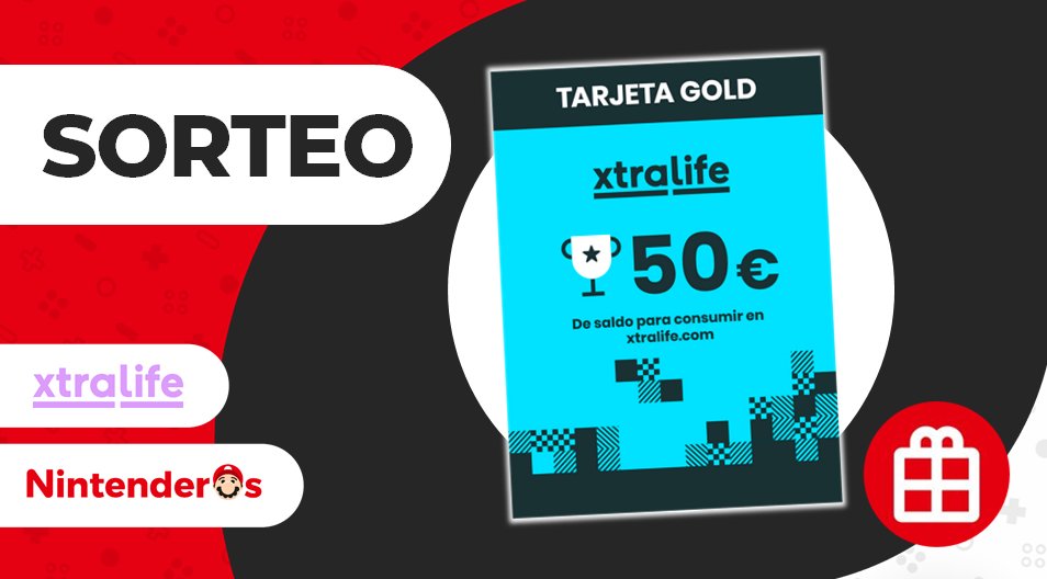 Nintenderos's tweet photo. ¡Sorteamos esta Tarjeta Gold de 50€ de xtralife!

1⃣ Sigue a @xtralife_es y @Nintenderos 
2⃣ RT aquí 

¡Suerte! - https://t.co/blE0P3ic9F https://t.co/8qFaSuhf1v