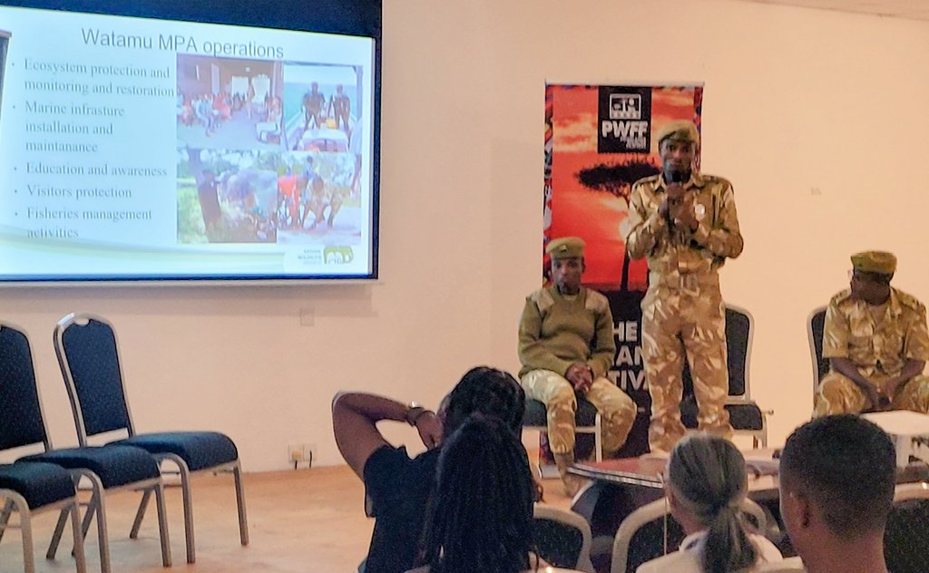 Watamu is honoured to be the host of the Pridelands Wildlife Film Fest celebrating as the name suggests some of the best African filmmakers working in conservation of wildlife and marine life.

Our KWS team were pleased to make a well received presentation about our sucesses.