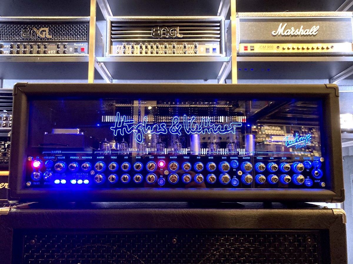 wpp_ikebe's tweet image. 【🇩🇪Arrived from Germany🇩🇪】
Hughes&amp;amp;Kettner #TRIAMPMkIII

最強のTriple Channelアンプ、3代目"TRIAMP MkIII" が入荷！出力管　#EL34 と #6L6 とのミックスサウンドがとても秀逸なアンプなのです☝️
▶️ikebe-gakki.com/Form/Product/P…