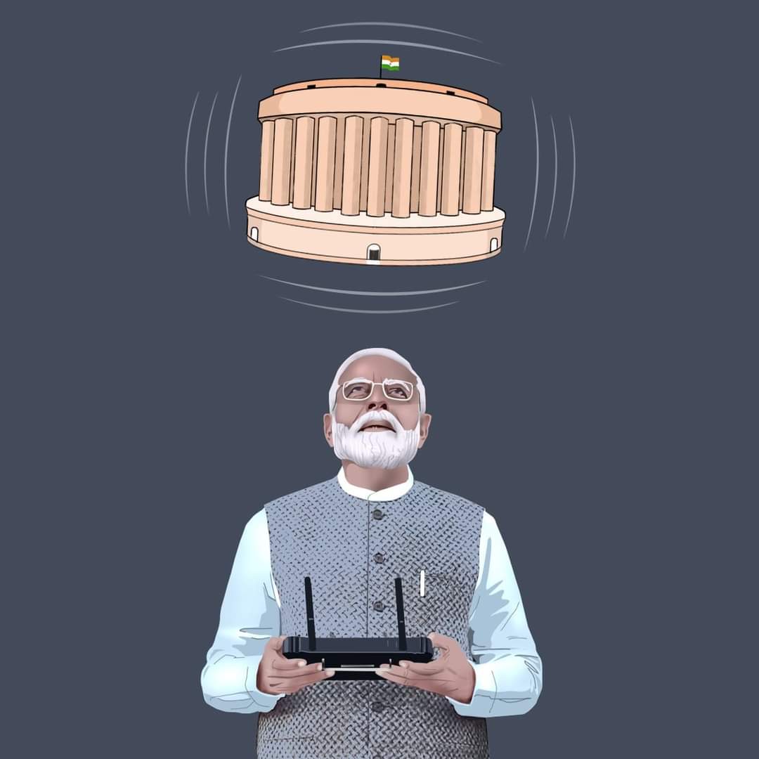 Nanthivarman_'s tweet image. செம்ம 👏👏👏

#BJPFails #NarendraModi #Trone #Parliament