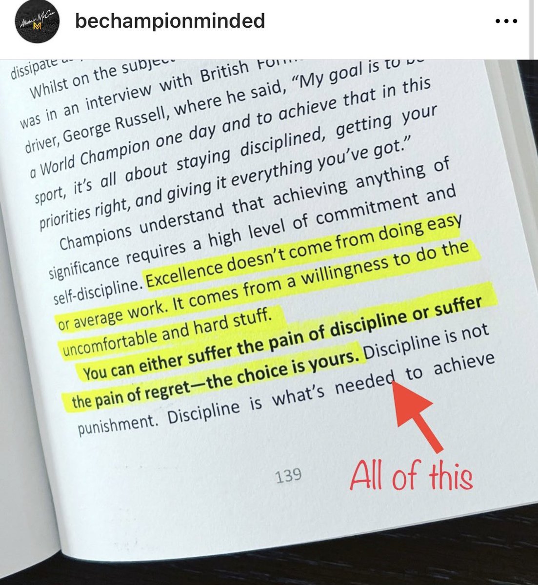 AllistairMcCaw's tweet image. Excellence never comes from doing easy or average work..