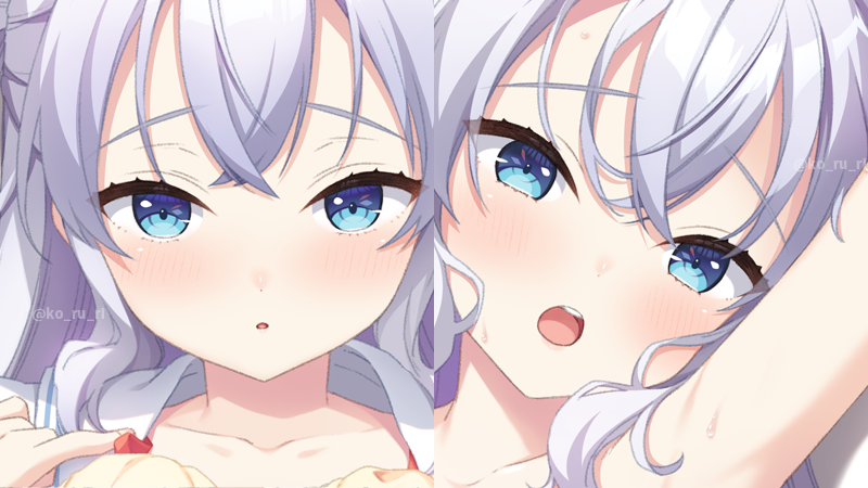 「CUBE夏のグッズ通販「ネコと女子寮せよ!」B2タペストリーの原画を描きました!」|こるり*新刊委託中のイラスト